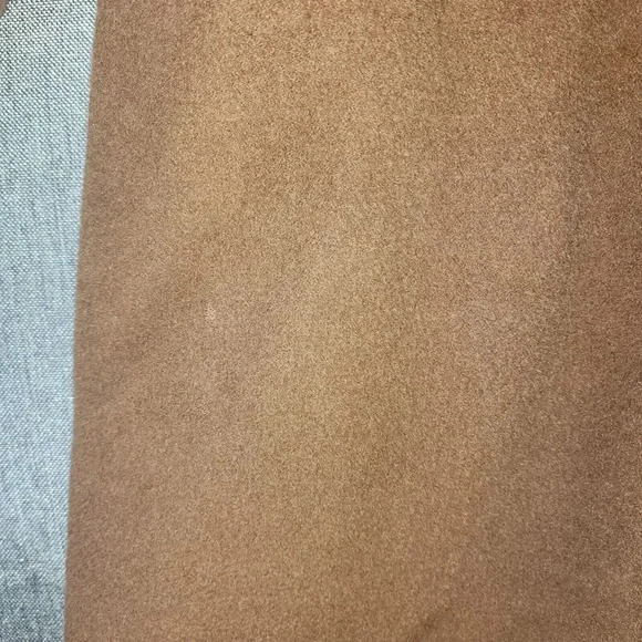 Marisa Minicucci Womens Brown Baby Alpaca Wool Long Sleeve Collared Coat Size 16 - Picture 8 of 12